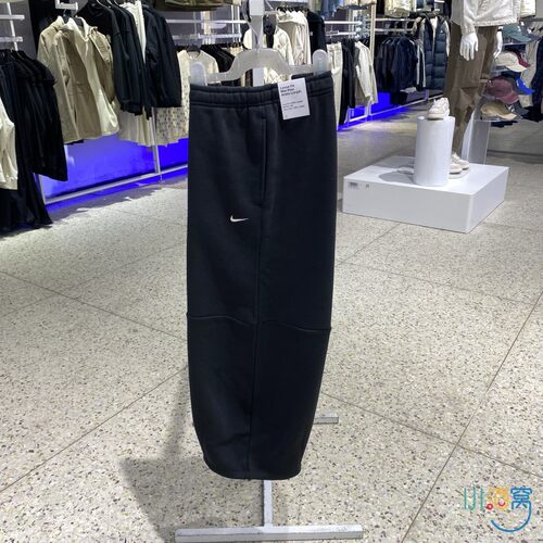 正品NIKE耐克女裤加绒针织九分裤