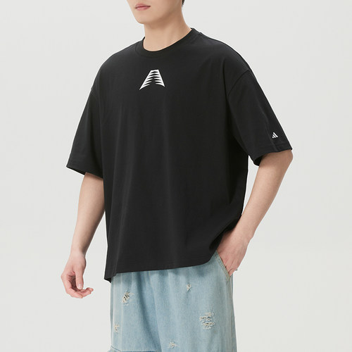 秋季新款正品ADIDAS阿迪达斯宽松男运动休闲圆领短袖T恤KC3700