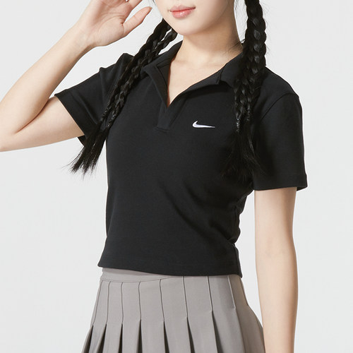 NIKE耐克女翻领短袖运动POLO衫