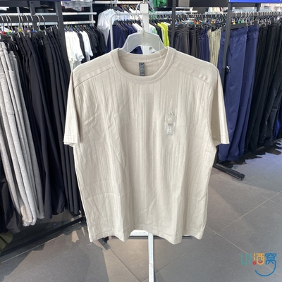 阿迪达斯短袖T恤男透气运动休闲