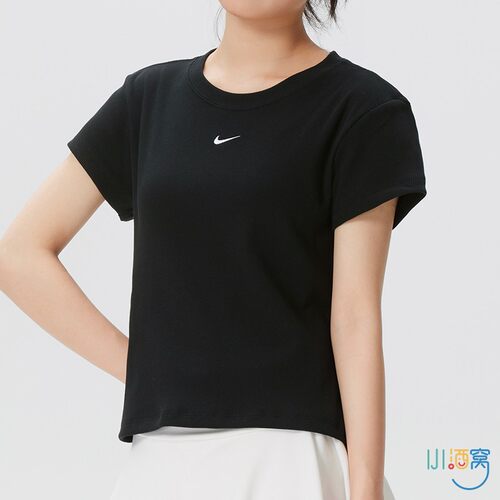 Nike耐克女简约LOGO运动短袖T恤