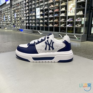3ASXM075N 纽约洋基男女简约LOGO百搭运动休闲板鞋 正品 MLB秋新款