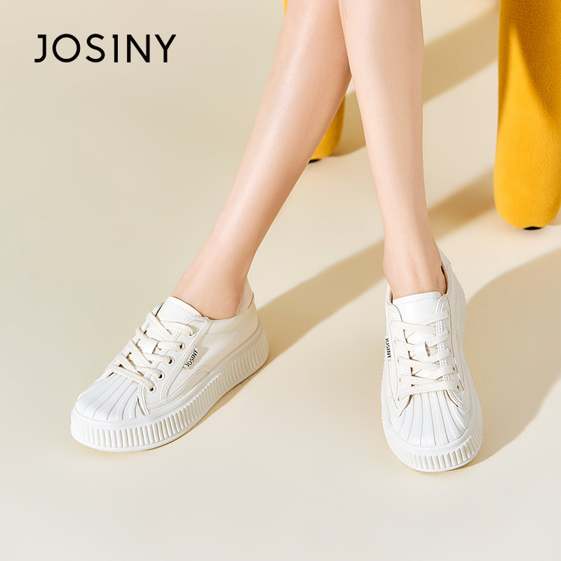 卓诗尼小白鞋休闲鞋板鞋帆布鞋女