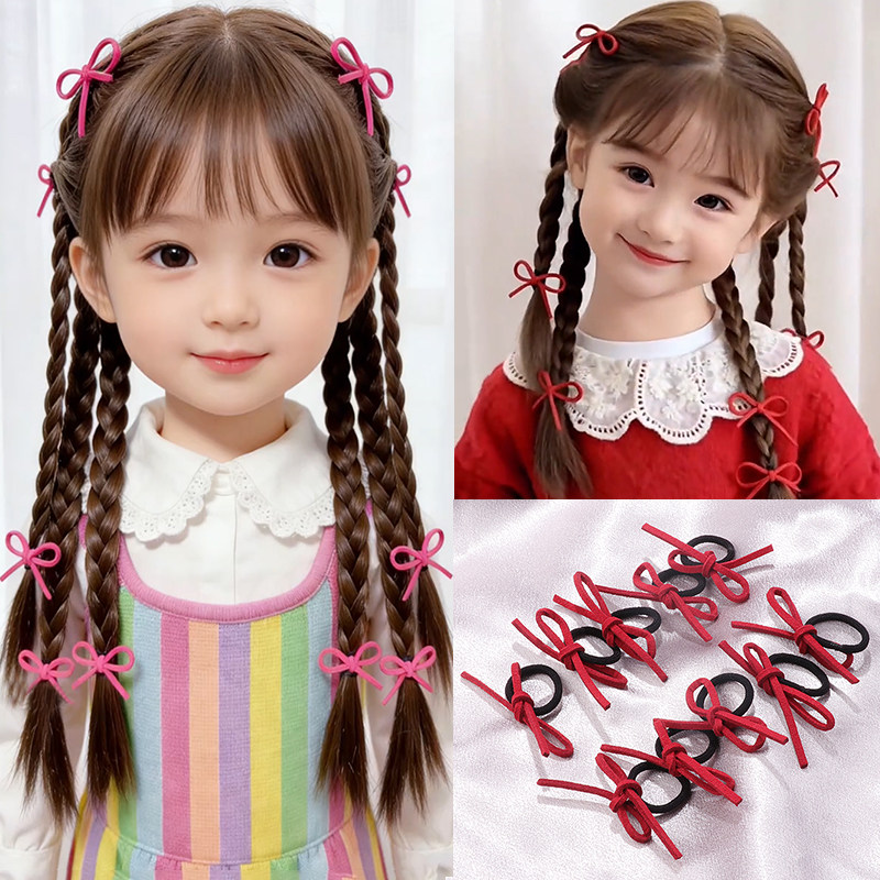 韩系多巴胺小蝴蝶结皮筋宝宝扎辫子打结拇指发圈小号新年皮套头饰,饰品/流行首饰/时尚饰品新,发饰,淘宝优惠券,粉丝福利购,淘宝优惠卷