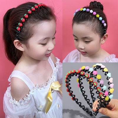 女童夏季儿童防滑刘海碎发发箍