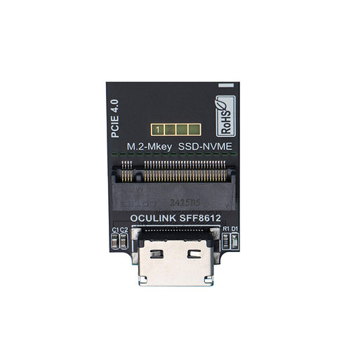 oculink外接M.2固态硬盘转接板 SFF8612转M.2-Mkey oculink接口转
