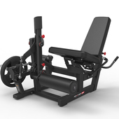 康强坐姿踢腿卧姿曲腿双功能训练器PL8013 15KG杠铃片