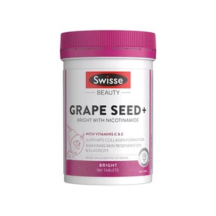 Swisse斯维诗 葡萄籽精华烟酰胺片 原花青素口服180粒/瓶 澳洲版