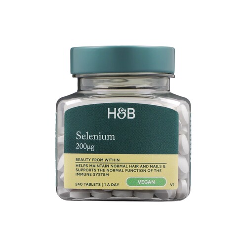 【2027年5月】1瓶跟2瓶新版英国HB荷柏瑞硒片硒元素200ug240粒