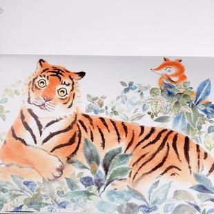 （正版）中国绘中国古代寓言故事三年级下儿童绘本精装硬壳绘本幼儿园无拼音学龄前儿童课外读物狐假虎威咕咚来了兔子和乌龟3-4-5-