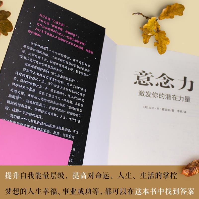 （正版）意念力 激发你的潜在力量 大卫霍金斯 人际交往心理学潜意识的力量 励志成功学 善恶有报 心想事成青春励志书意念力书籍