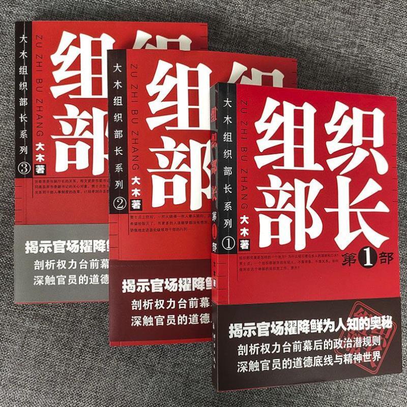 店长推荐】现货 组织部长1+2+3 全套3本大木著 组织部来了个年轻人 官场小说 同类书二号首长侯卫东官场笔记畅销书籍 当代官场职场