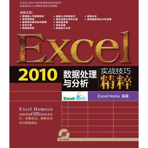 Excel 2010数据处理与分析实战技巧精粹Excel Home9787115335418