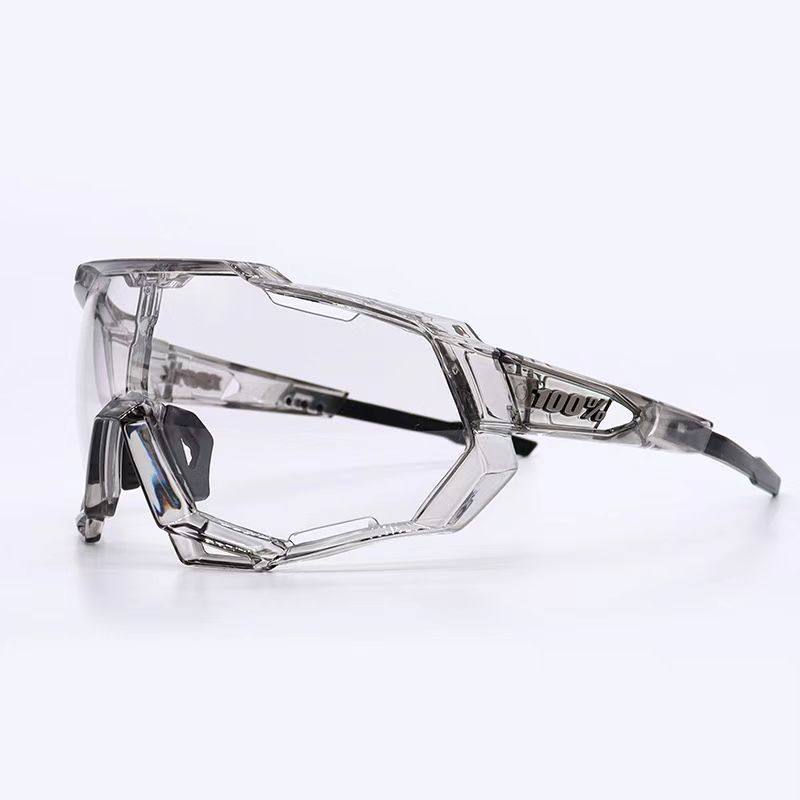 环法百分百100% SD自行车近视防雾全天候变色片跑步防尘骑行眼镜