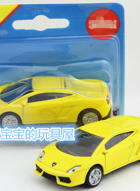 德国 仕高 siku 1317合金车模兰博基尼盖多拉跑车 黄色 卡装