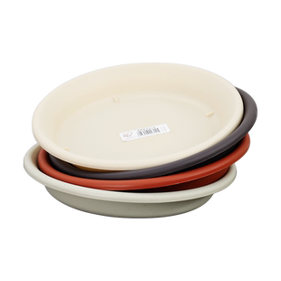 爱丽思树脂塑料圆形底托花座花托接水盘花盆托盘爱丽丝DEEPOT盆托