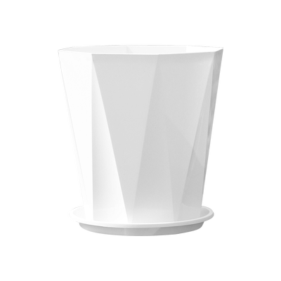 钻石花盆PP树脂材质坚固耐用