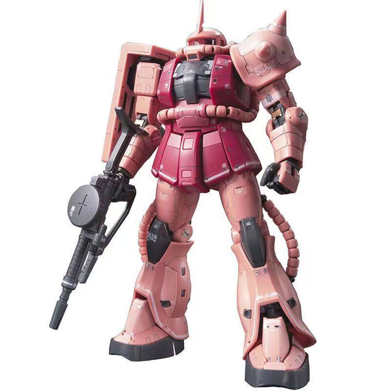 异星电镀 RG 02 1/144 红彗星夏亚专用渣古2 MS-06S 红扎古