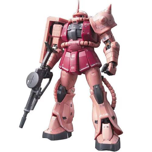 异星电镀 RG 02 1/144 红彗星夏亚专用渣古2 MS-06S 红扎古