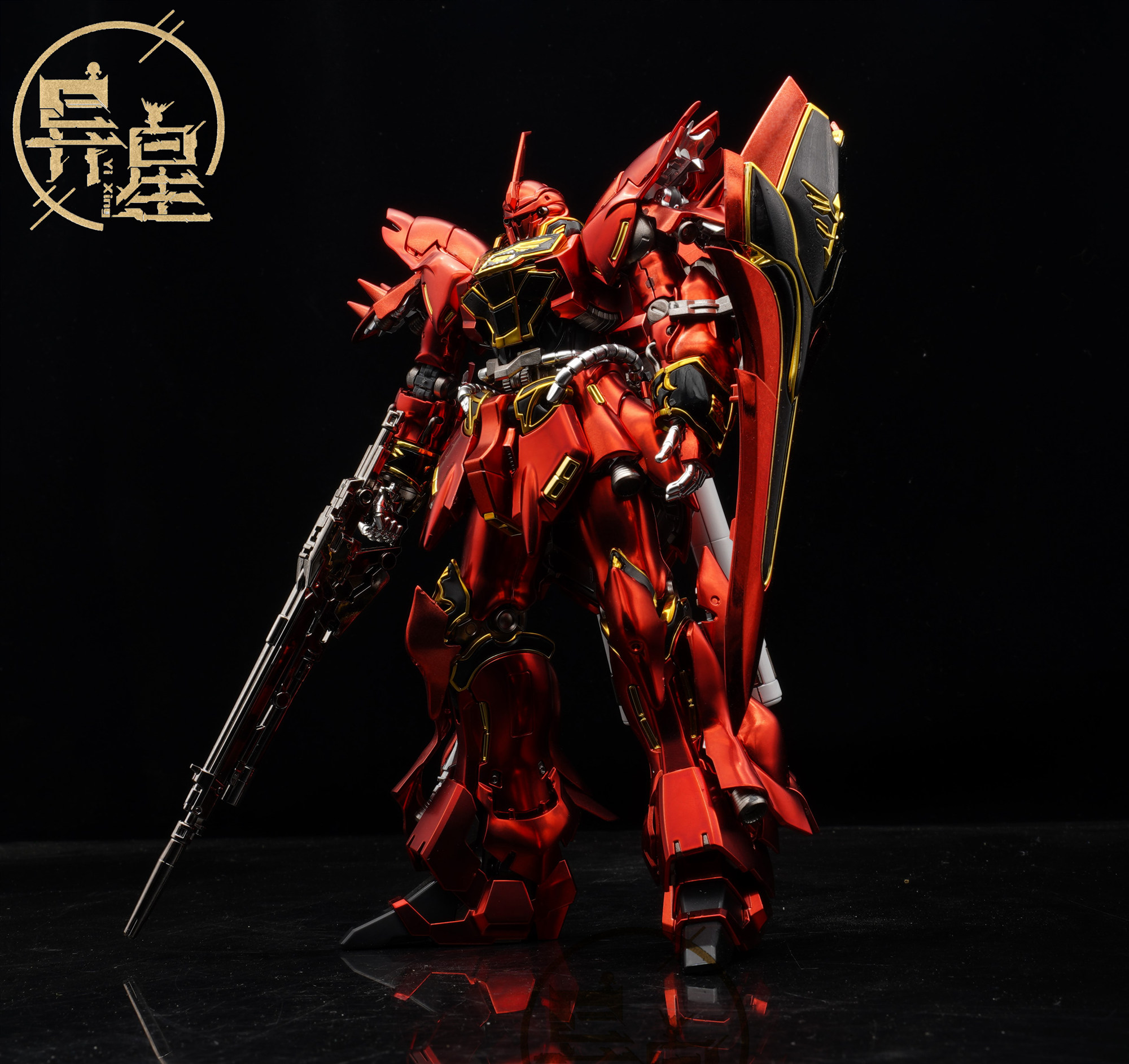 异星电镀 万代 pb限定 rg 新安洲 特殊涂层 电镀版 新安洲电镀