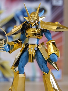 异星电镀 FRS 金甲龙兽电镀 数码宝贝 数码宝贝手办拼装模型