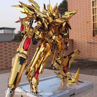 电镀高达定制 异星电镀 曙光电镀版 曙光 黄金电镀高达 无限新星