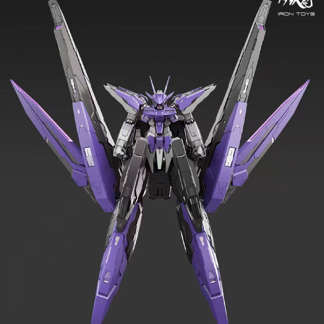 异星电镀 铁创模型 1/100 星渊 可切换巡航战机形态 合金骨架