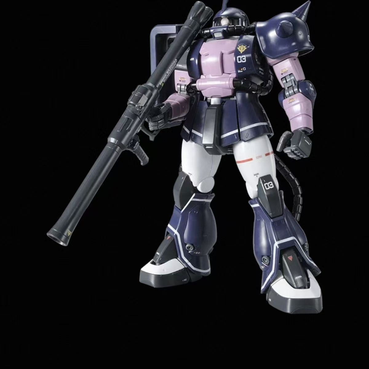 异星电镀 MG 1/100 扎古2 黑色三连星 MS-06S ver2.0 模型