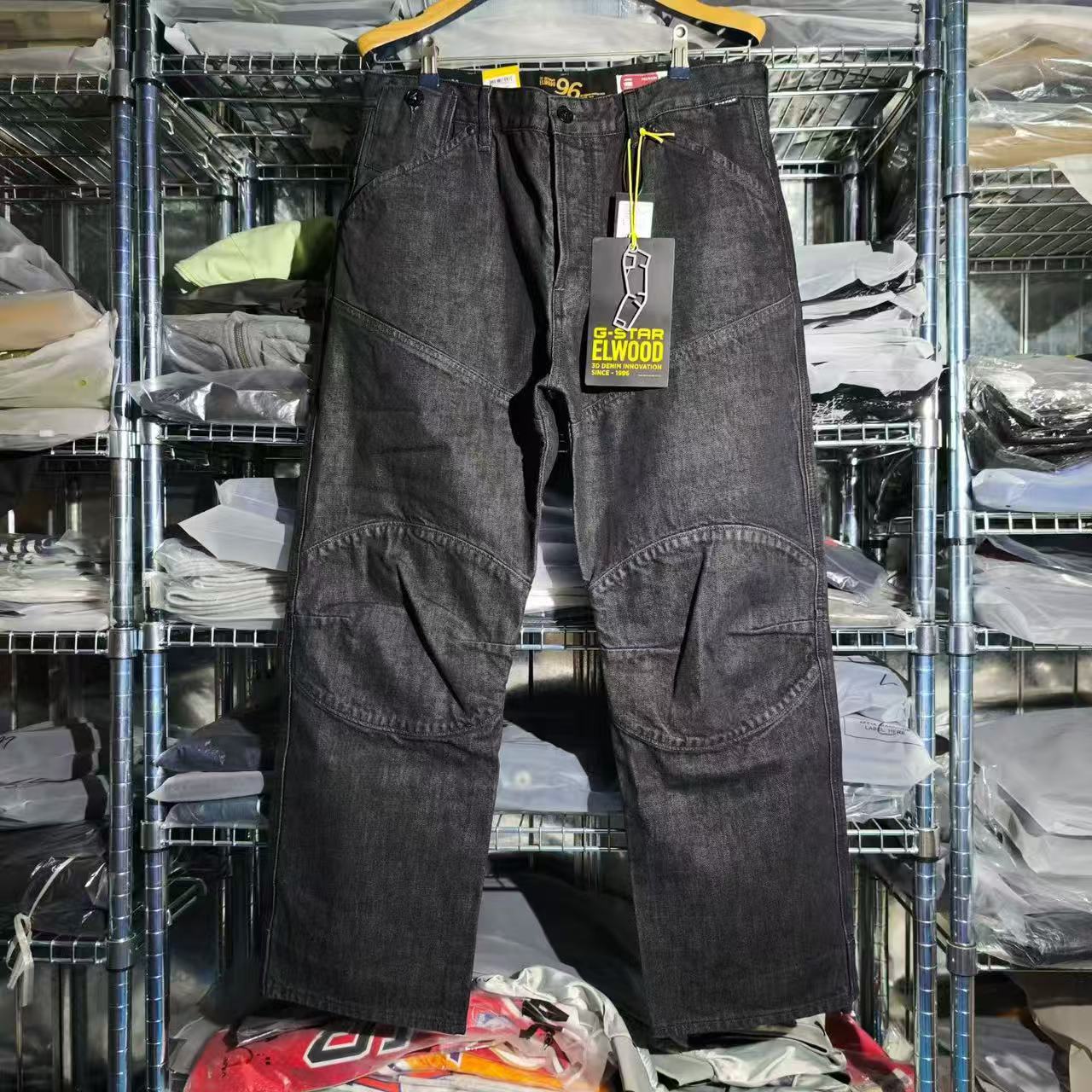 GST新款男士9620宽松阔腿直筒牛仔裤