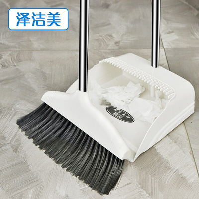 扫把簸箕套装家用2025新款一体杆组合笤帚结实耐用扫帚不沾头发