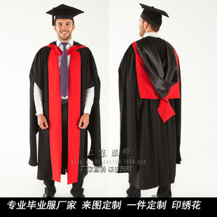 澳洲澳大利亚悉尼大学毕业礼服博士服袍来图定制