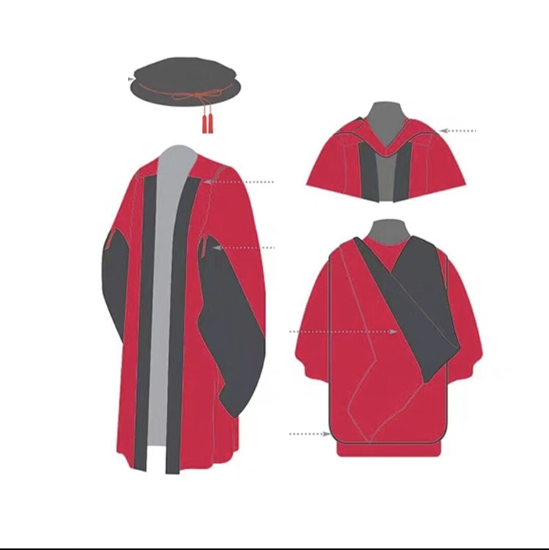 英国南威尔士大学硕士服学士服国外学位服毕业服学生礼服专业定制