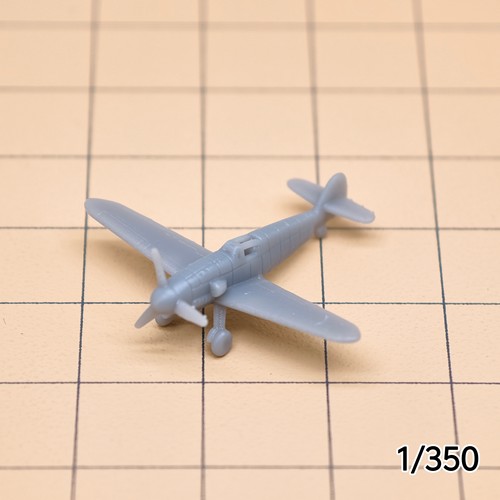 Bf109战机 树脂白模 1/350/700飞机战机微缩模型 AC002