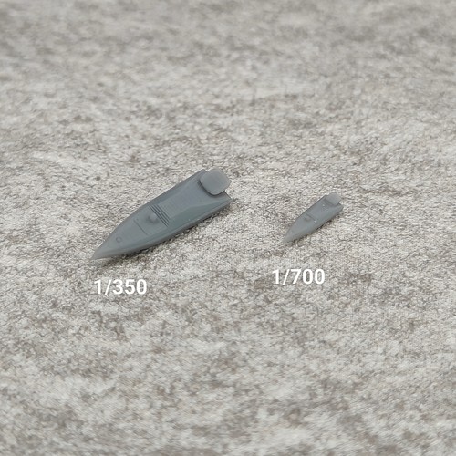 MAGURA V5无人艇 树脂白模 1/700/2000比例 船舶舰艇模型 WS014