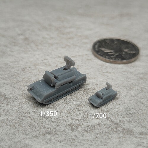 红旗17防空导弹 树脂白模 1/350/700坦克战车微缩模型  TK251