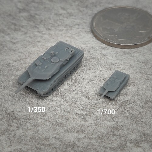 豹2A5坦克 树脂白模 1/350/700坦克战车微缩模型 TK081