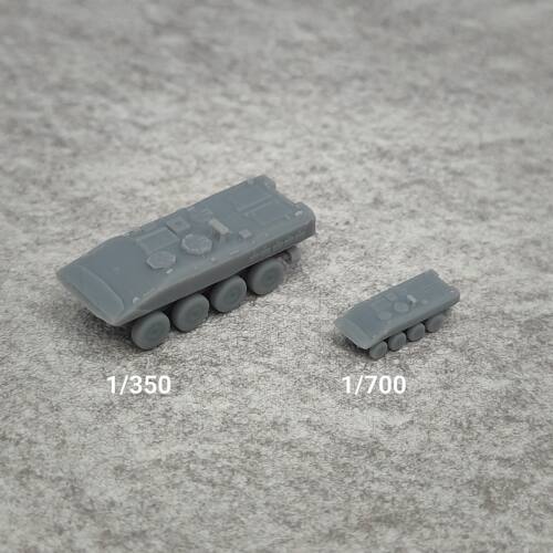 BAE系统两栖战车 树脂白模 1/350/700坦克战车微缩模型 TK260