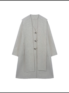 S5F56012冬季宽松保暖秋冬气质毛呢大衣 6012