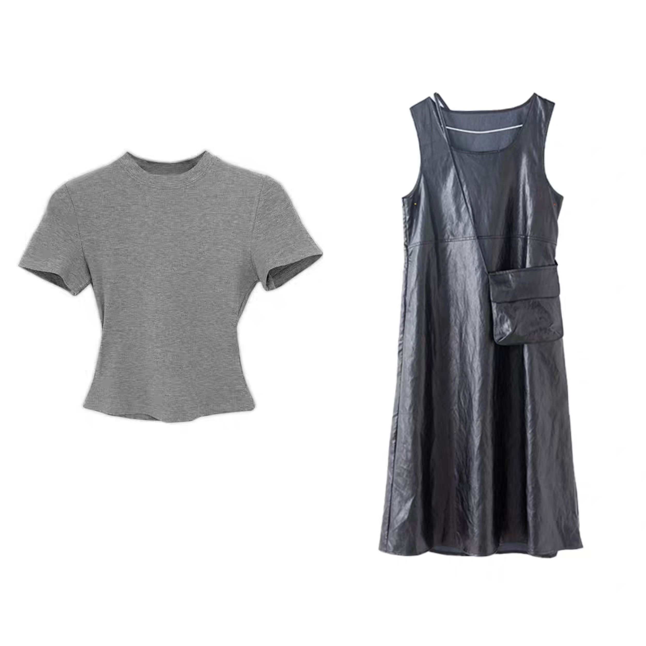 新款日常时尚高定套装D5516016B-6016夏装显瘦裙子气