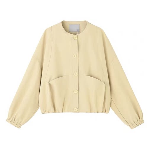 新款日常时尚休闲外套insW5510103B-0103秋季春秋短款