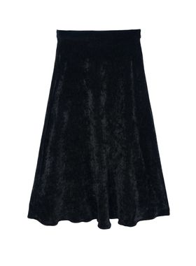 女士优雅百搭黑色长裙 E5F5601