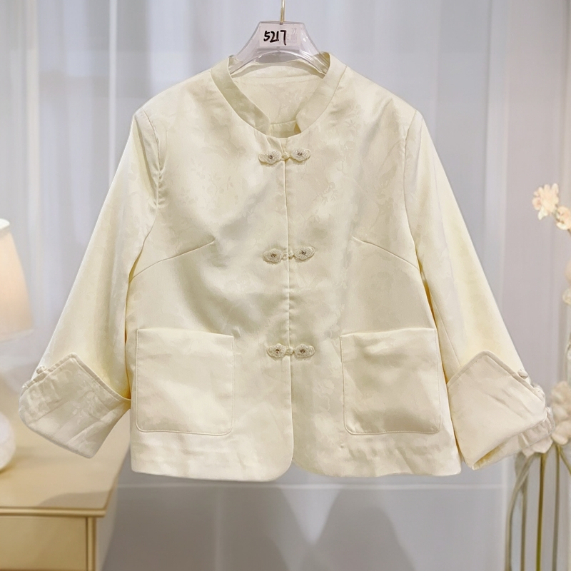 W3F1099XB 秋季新款时尚新中式优雅女装外套-1099