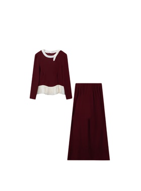 D6F30062新款时尚气质百搭小众套装-0062