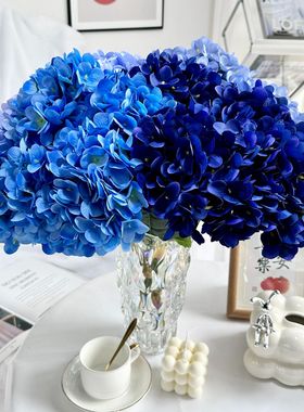 5头石榴绣球花手工仿真花婚庆装饰花材家居客厅摆件花艺插花配材