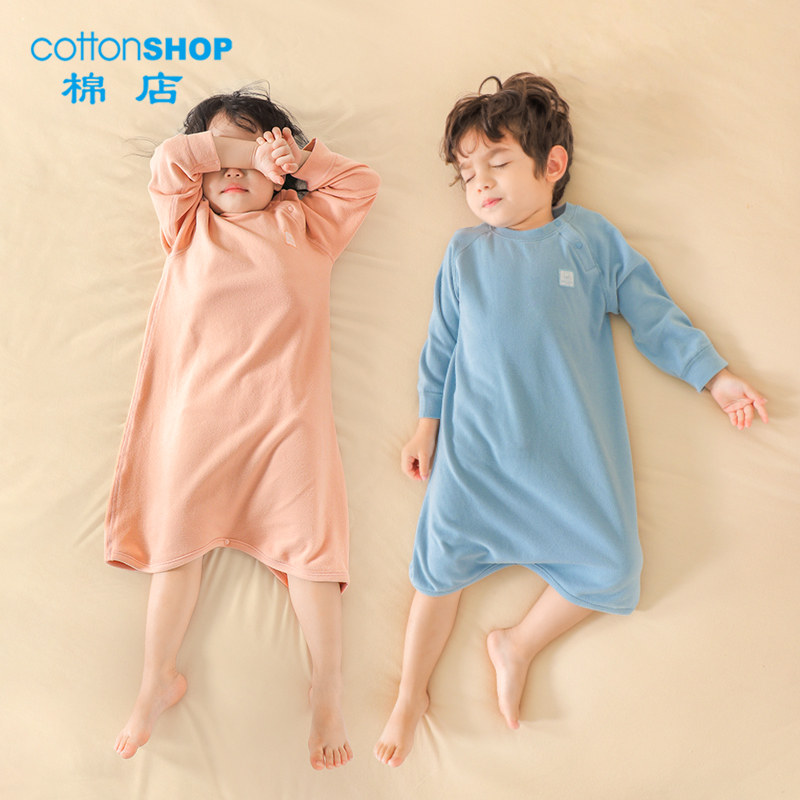 棉店婴儿德绒睡袍春秋冬保暖儿童家居服睡裙防踢男女宝宝睡衣冬季,童装/婴儿装/亲子装,家居袍/睡袍,淘宝优惠券,粉丝福利购,淘宝优惠卷