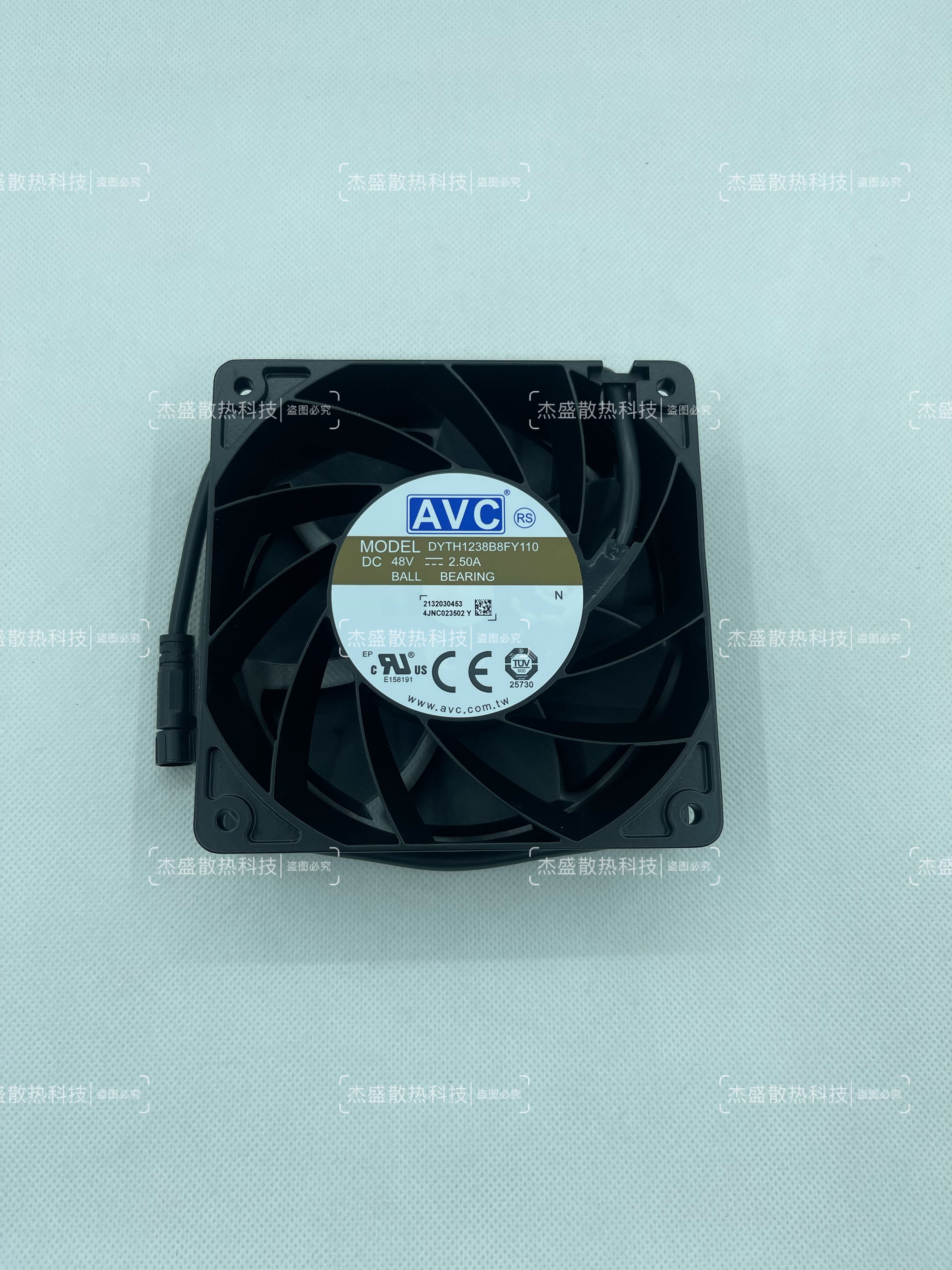 适用AVC DYTH1238B8FY110 服务器机柜 工控设备散热风扇 48V 2.5A