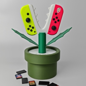 食人花款switch手柄收纳摆件