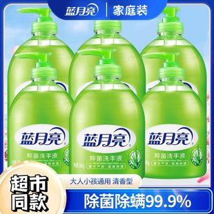 蓝月亮抑菌洗手液500g整箱6瓶共6斤装 芦荟滋润家用家庭装 杀菌正品