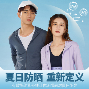 冰丝防晒衣男女夏季2024辛苦防紫外线外穿开衫透气工作服防晒服印