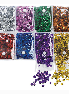 diy手工配件 珠片亮片 辅料 50MM凹片亮片辅料 8种颜色EF25207